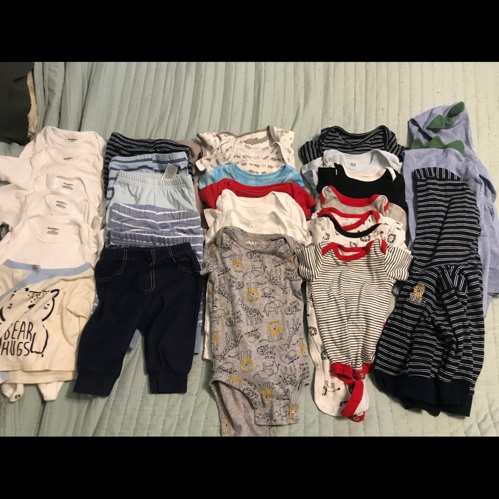 Baby boy clothes 0-3 months